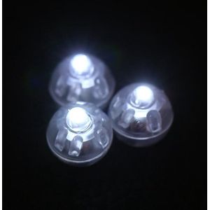 100 Stks LED Ballon Lichten Mini Ronde Ballen Lichten LED Flash Ball Lamp Decoratieve Verlichting Voor Thuis Bruiloft Verjaardag En Kerstmis - Wit - 2021 Nieuwste Collectie .