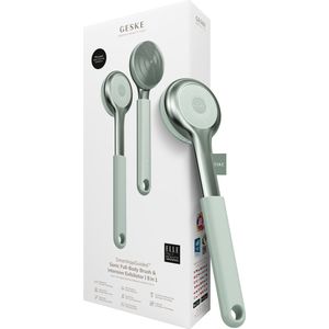 GESKE Sonic Full-Body Brush & Intensive Exfoliator | 8 in 1 | Reinigingsborstel | Met SmartSonic-pulsaties | Diepe reiniging, peeling, massage | Uitschuifbare handgreep | Ruwe huidverwijderaar