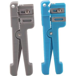 Glasvezel mantel coaxiale kabel stripper - Grijs Blauw - Striptool 45-163 45-162 .