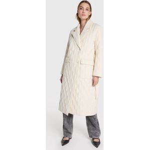 2402504513 Ladies woven soft nylon coat