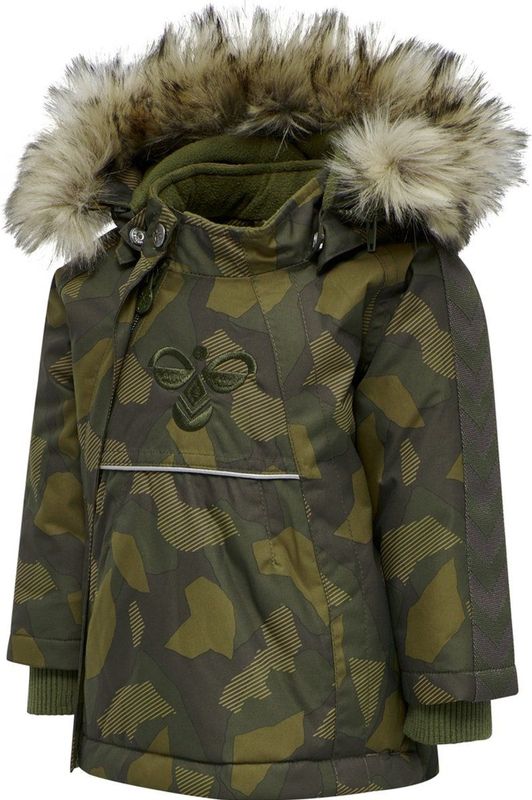 Hummel Kinder Outerwear Hmljessie Jacket Olive Night/ Ecru Olive-74