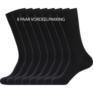 Livoni Bamboe Sokken- Heren sokken - 8 paar - marineblauw - Natuurlijk Comfortabel - Naadloos - Gezond - Voor dames en heren maat 40-44