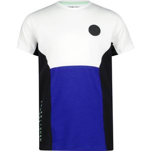 4PRESIDENT T-shirt jongens - Colour Block White - Maat 128
