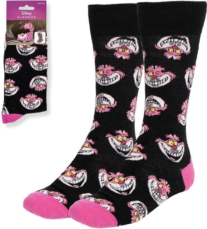 Cerdá life's little moments Disney Socks Alice in Wonderland Cheshire Cat Faces 36-43 Footwear