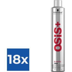 Flexibele Vasthoudende Hairspray Osis Elastic Schwarzkopf - Voordeelverpakking 18 stuks