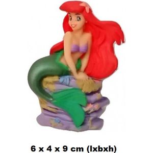 Bullyland - De Kleine Zeemeermin Ariel - Taarttopper - Speelfiguur - 6 x 4 x 9 cm (lxbxh)