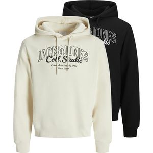 JACK&JONES - JJMAKOTO SWEAT HOOD 2PK MP - Heren - Hoodies