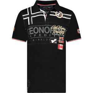 Geographical Norway Heren Polo Katoen Karadock Zwart - XXL