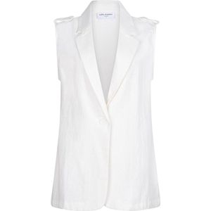 Lofty Manner Vest Gilet Melany Pe42 1 White Dames Maat - S