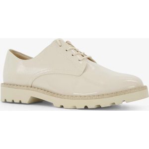 Tamaris dames lak veterschoenen beige - Maat 40