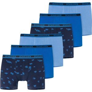 Schiesser Jongens shorts / pants 6 pack Kids Boys 95/5 Organic Cotton