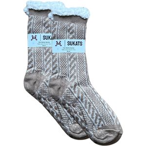 Sukats® Huissokken - Homesocks - Maat 41-46 - Antislip Sokken - Fluffy Sokken - Huissokken Heren - Slofsokken - Variant 2 - Meerdere Maten en Varianten