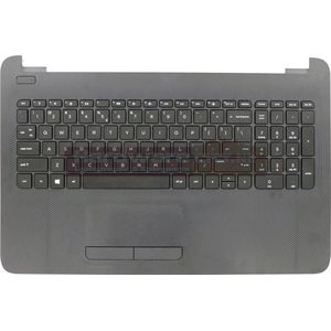 Topcover / Palmrest incl. keyboard geschikt voor HP 15-ay512nd (US/NL Qwerty)