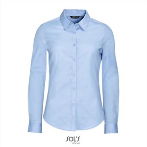 SOL'S Women´s Long Sleeve Stretch Shirt Blake L01427 - light blue - XS