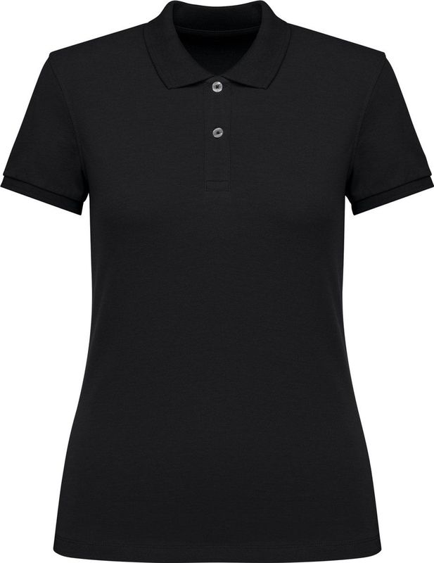 Native Spirit - Damespoloshirt - Gewassen Piqué - 100% Biologisch Katoen - Slim Fit