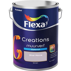 Flexa Creations - Muurverf - Zijdemat - Silver Mauve - 5 liter