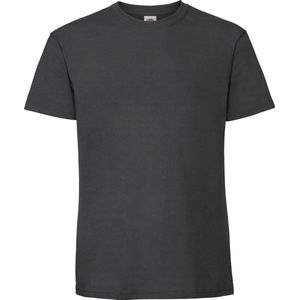 Fruit Of The Loom Mens Ringgesponnen Premium Tshirt (Licht Gaphite)
