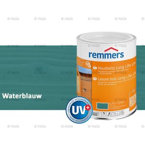 Remmers Long Life Houtbeits UV – waterblauw – 0,75 Liter – Duurzame houtbescherming met maximale UV-bescherming