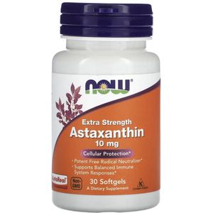 NOW Foods, Extra Strength Astaxanthin, 10 mg, 30 Softgels