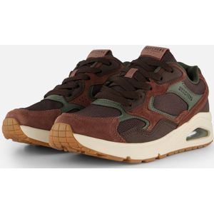 Skechers - Uno - Sneakers - Bruin - Luchtgedempt - Maat 47.5