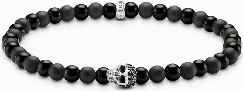 Thomas Sabo - A2185-705-11 - Armband - Zwart - Gerecycled Zilver - Obsidiaan