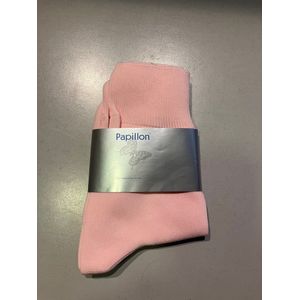 Le papillon 2x balletsokken kleur roze van nylon maat 39/42