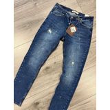 Tailor Stash - Heren Jeans - Donkerblauw - Lengte 32