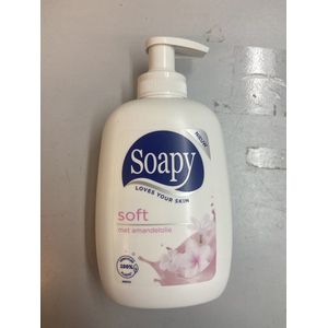 Soapy soft pomp handzeep - 6 Stuks - Voordeelverpakking