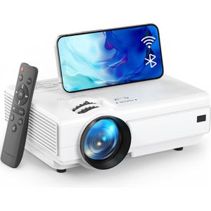 SkyNext Mini Beamer Full HD (1080P) – 10.000 lumen – Projector – WiFi streaming vanaf smartphone – Inclusief beugel & opbergtas