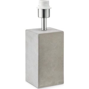 Home Sweet Home - Industriële tafellamp voet Pillar voor lampenkap - Beton - 11/11/32cm - gemaakt van Beton - geschikt voor E27 LED lichtbron - voor lampenkap met doorsnede max.35cm