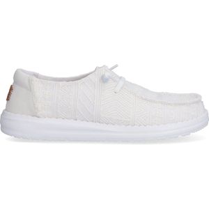 HEYDUDE - Wendy Crochet Lace - Instapper - Wit - Vegan