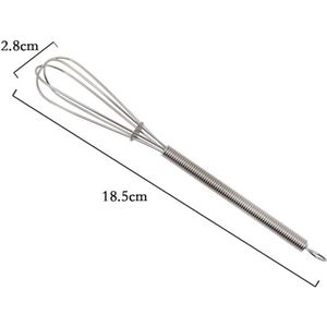 Allecto Plus - 2 stuks Roestvrijstalen Garde voor Haarkleuring - Mengen van Haarkleuren - Haarkleurmiddel Mixer