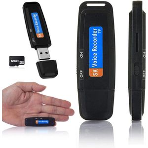 Draagbare Mini Spraakrecorder met 32 GB Geheugen voor Vergaderingen en Interviews