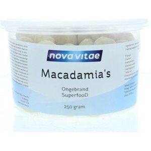 Nova Vitae - Macadamia - Ongebrand - 250 gram