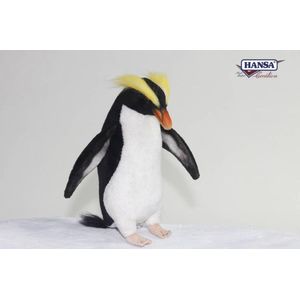 Knuffel Pinguïn - Snareskuifpinguïn - Zwart/Wit - 22 cm - Levensecht - Hansa