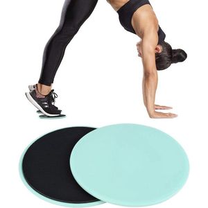 Gliding Fitness ABS 4 stuks - Fitness Disc voor kernversterking en sliders gym (groen)