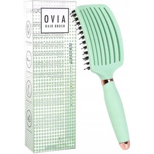 Sister Young Ovia - Haarborstel - Mintgroen - Varkenshaar & Ventilatie