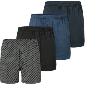 Schiesser Heren boxershort 4 pack Singel-Jersey