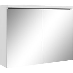 Badplaats Badkamerkast Paso 80 x 20 x 60 cm - Wit - Spiegelkast Badkamer