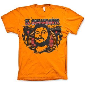 Hybris Che Cigar El Comandante T-Shirt Orange-M