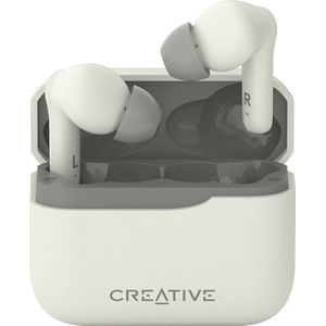 Creative Zen Air Plus - True Wireless oortelefoon (wit) - draadlos Bluetooth 5.3, geschikt voor Bluetooth LE Audio, ingebouwde microfoon