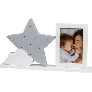 Dooky - Starlight Frame - Fotolijst met nachtlampje - Grijs