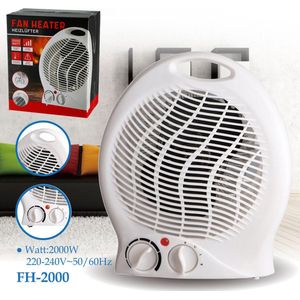 Ventilatorkachel - Elektrische Kachel - Elektrische Verwarming - 2000W - Wit