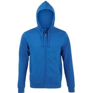 SOLS Heren Spike Full Zip Hooded Sweatshirt (Koningsblauw)