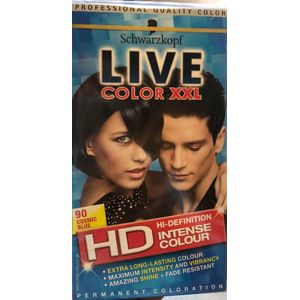Schwarzkopf Live Color 90 Cosmic Blue Haarverf - 3 stuks - Voordeelverpakking