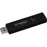 Kingston - IronKey D300S - Versleutelde USB-stick - 64GB - AES 256 XTS