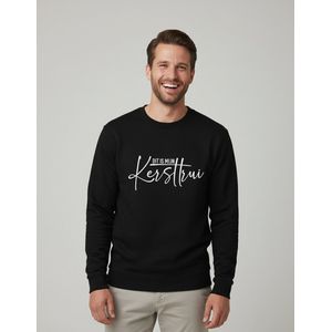 Dit is Mijn Kersttrui | Sweater – Zwart - S