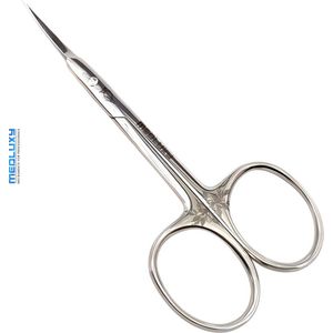 MEDLUXY® semi Pro - Nagelriemschaar (huid- en vellenschaartje) - Gebogen - Spits / Scherp punt - 10 cm - (Nagelriemknipper , Cuticle Cutter , verwijderen van nagelriemen)
