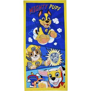 Nickelodeon Strandlaken Paw Patrol Jongens 140 Cm Katoen Blauw/geel
