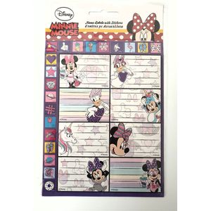 Disney Minnie Mouse Etiketten - 16 stuks